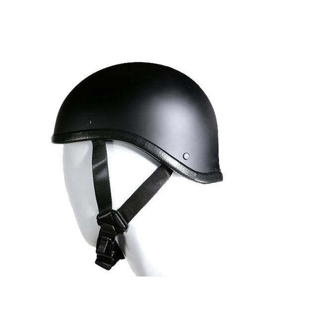 Flat Black Gladiator Novelty Motorcycle Helmet