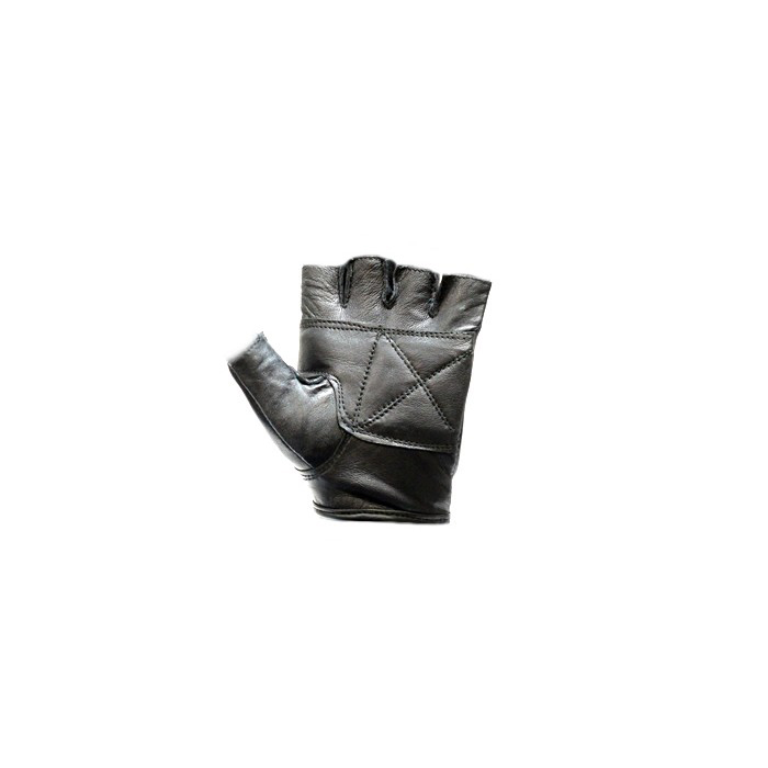 Motorcycle Fingerless Gloves With Eagle In Flames