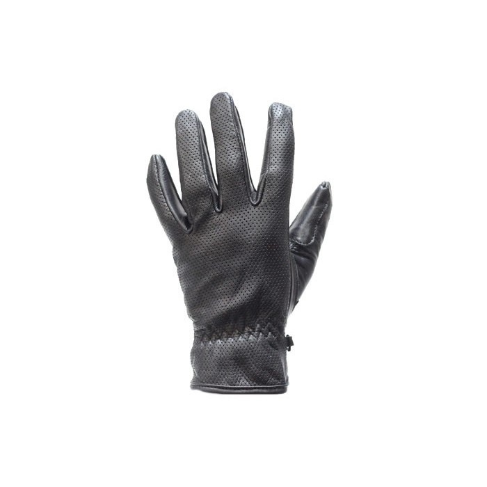 Perforated Leather Riding Gloves