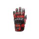 Mens Padded Red Racing Gloves
