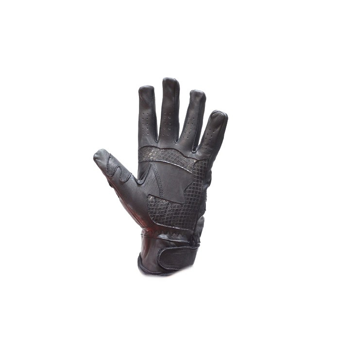 Men's Top Quality Leather Motorcycle Gloves With Air-Vents