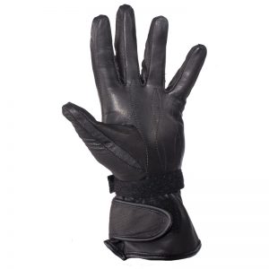 Women's Full Finger Leather Gloves - Pink