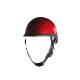 Jockey Shiny Novelty Helmet With Burgundy Boneyard Graphic