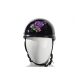 Women Classic Eagle Style Novelty Helmet With Purple Rose Tribal Design