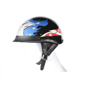200 DOT Approved Motorcycle Helmet With Eagle Graphic