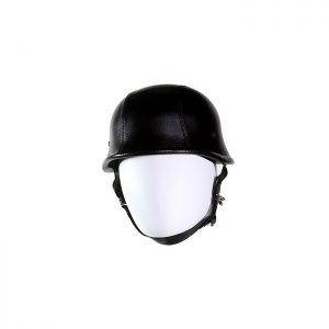 Leather Cover German Style Novelty Motorcycle Helmet