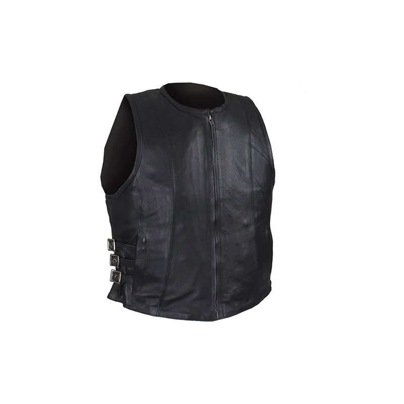 Womens Leather Tactical Motorcycle Vest – BNLV8503-11 – Bikers Network