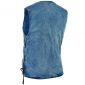 Men's Denim Concealed Carry Vest - Single Back Panel - S To 8XL (Daniel Smart MA40)